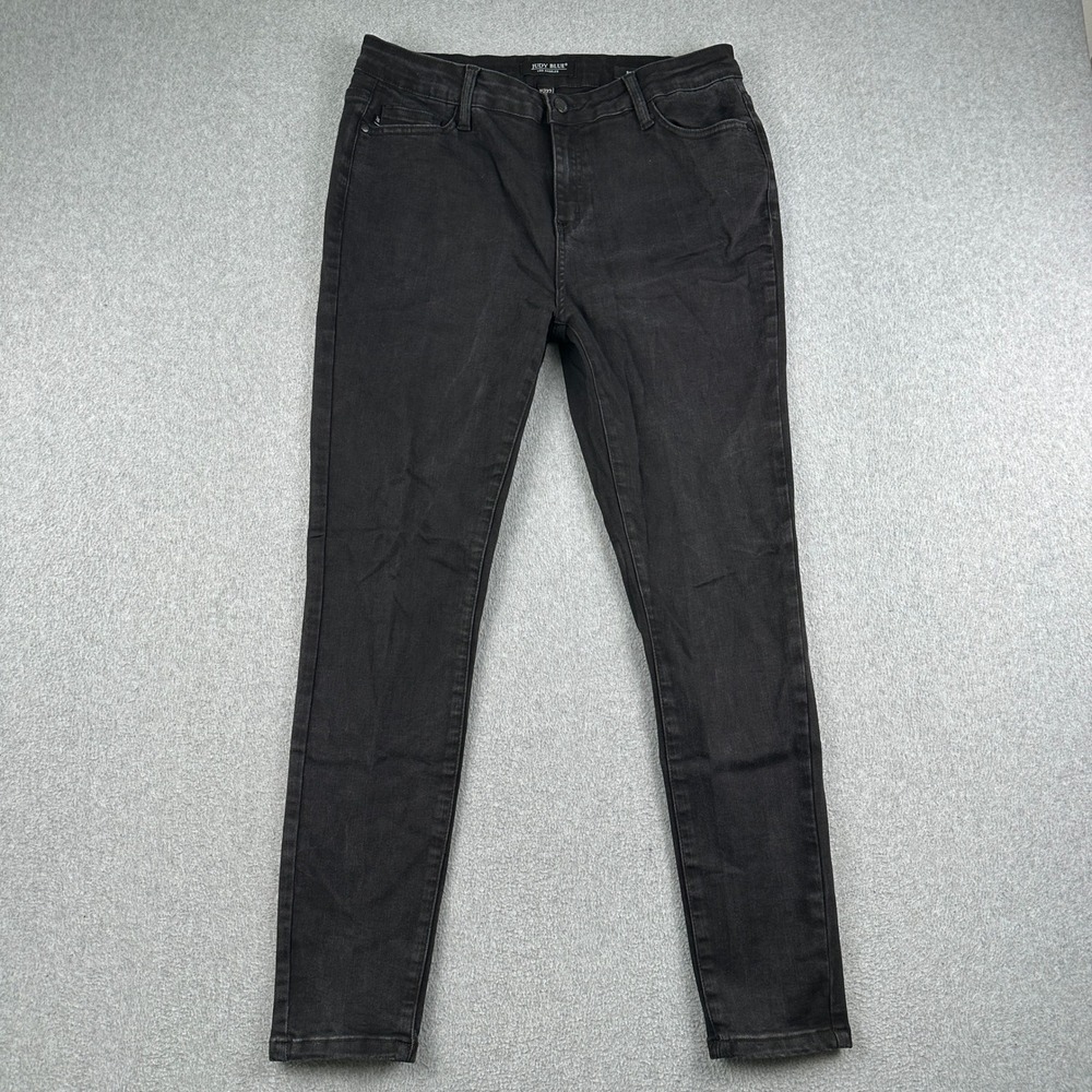 Judy Blue Jeans Womens 15/32 Skinny Fit Black JB8883 Stretch Denim